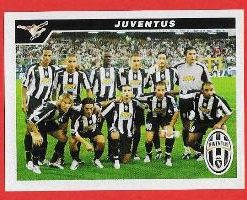FIGURINE PANINI originale anno 2004/05  serie A JUVENTUS Squadra n.169 € 1,00