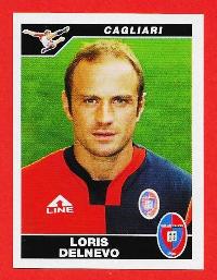FIGURINE PANINI originale anno 2004/05  serie A CAGLIARI L. Delnevo n.83 € 1,00