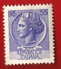 ITALIA – ITALY 1968 YT 1002A MNH “Siracusana” € 0.15