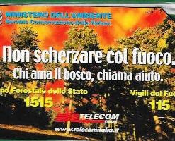 TELECOM 31.12.2002 “ Non scherzare con il fuoco .. ” n.1248 L.5.000 € 0.80
