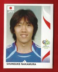 FIGURINE PANINI originale  Mondiali GERMANIA 2006  n. 446 GIAPPONE S. Nakamura  €  1,00